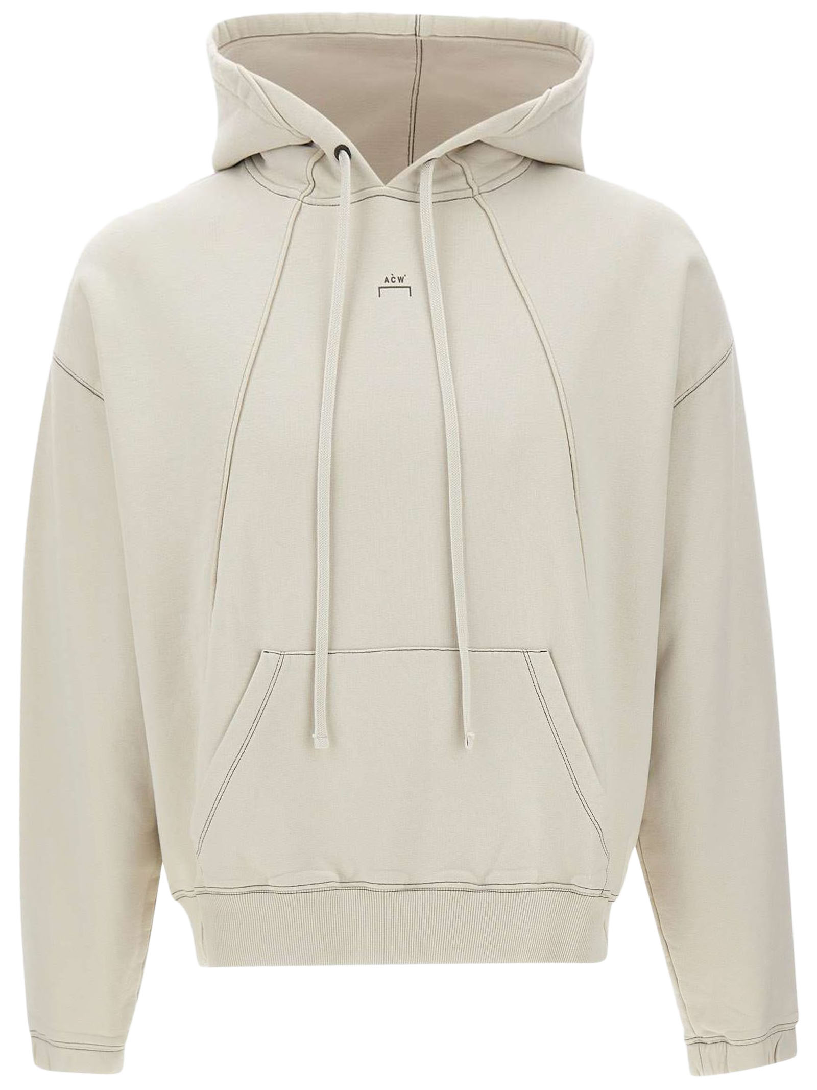 Felpa Millbank in cotone beige chiaro A COLD WALL Mariodannashop